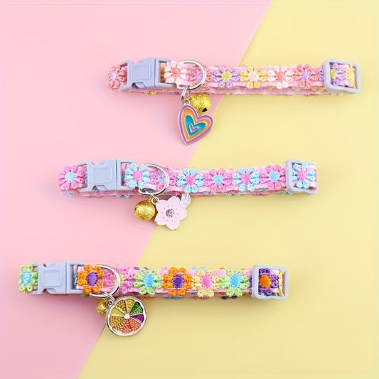 Adjustable Lace Floral Pet Collar