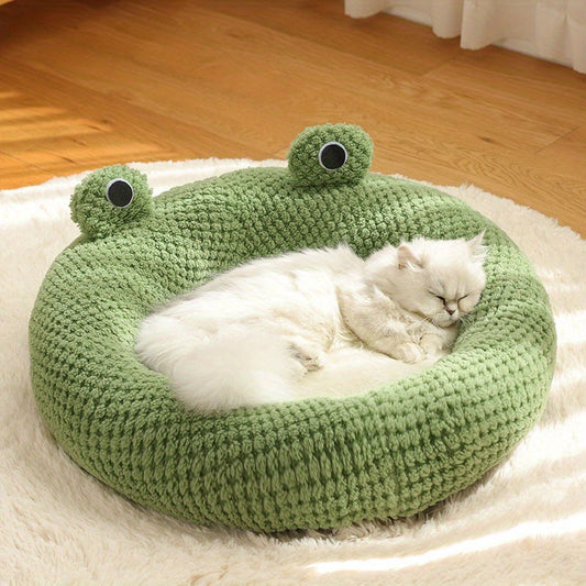 Frog-Shaped Pet Bed